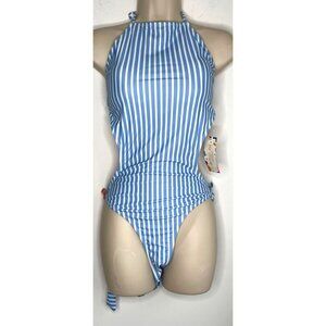 NWT Enjoy The Sunshine Cutout One Piece Bikini Bottom Bathing Suit 2XL